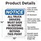 Signmission All Truck Drivers Must OSHA Notice Sign, Aluminum, 10in W x 14in L, 2PK OS-2PACK-NS-A-1014-V-15227 - alternate 5